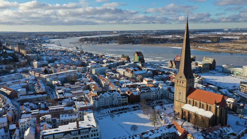Luftaufnahme Rostock