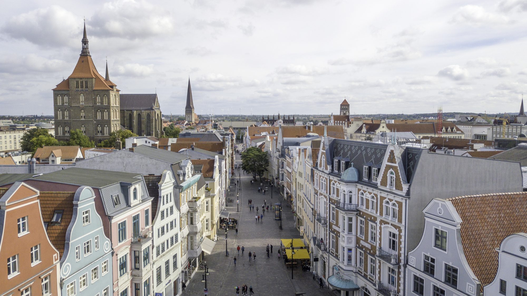 Luftaufnahme: Kröpeliner Straße, Rostock